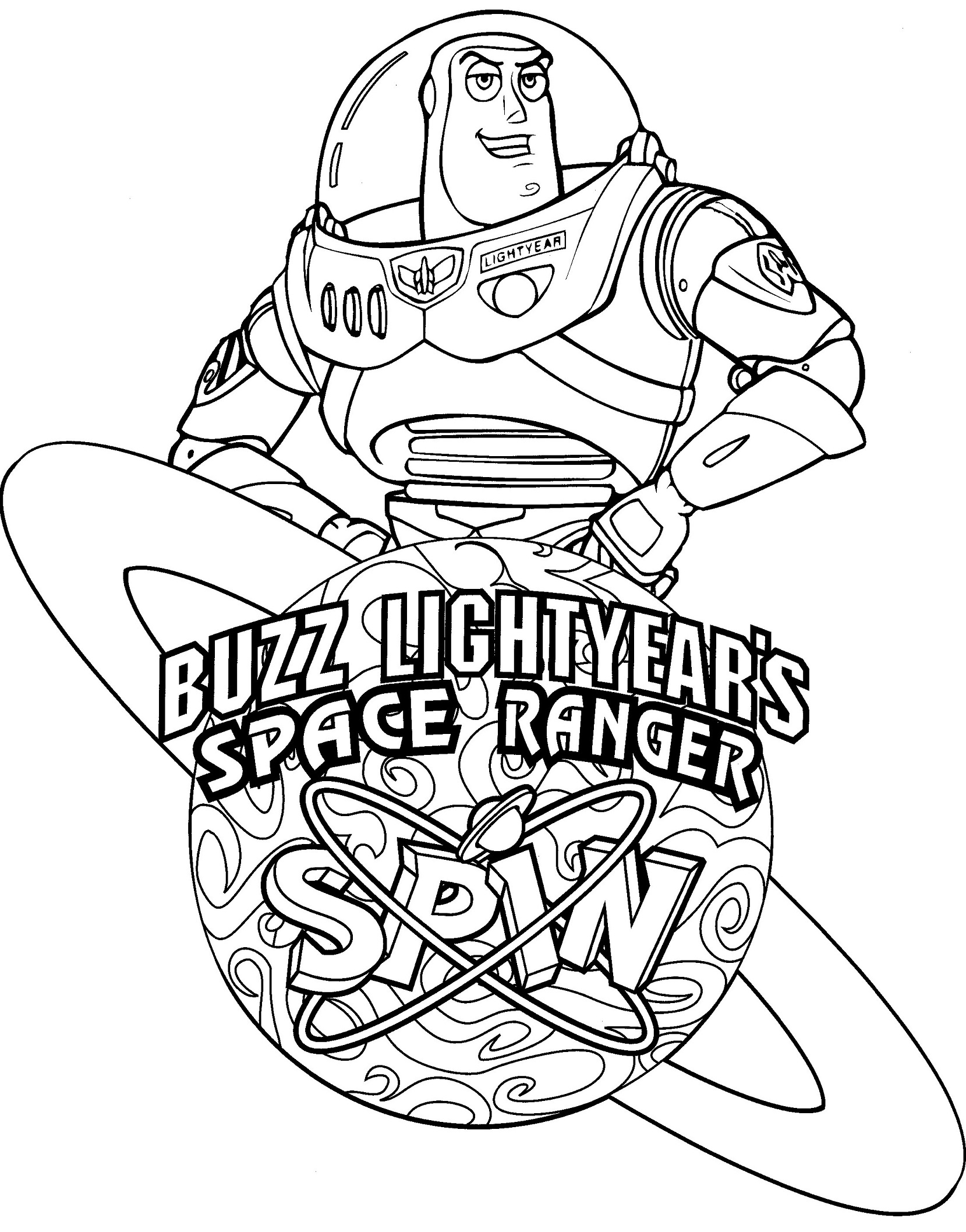 Disney coloring pages â buzz lightyear space ranger spin â the disney nerds podcast
