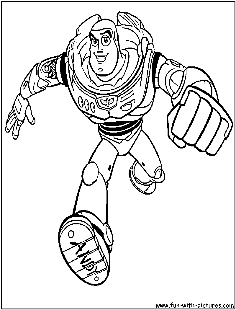 Buzz lightyear coloring page