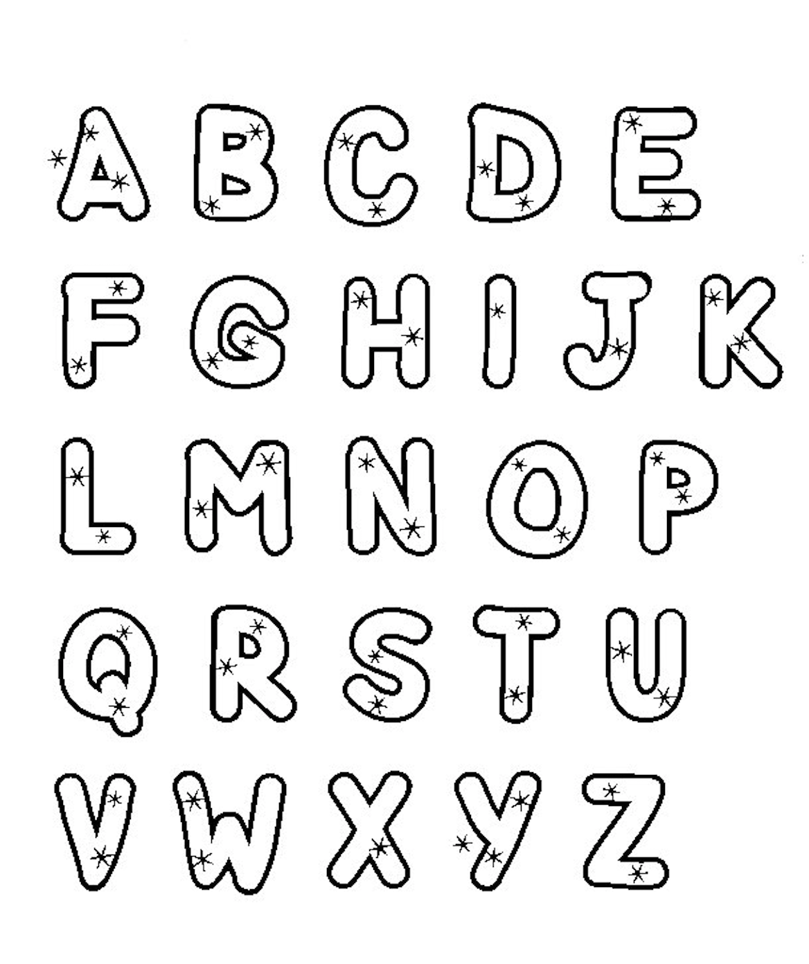 Alphabet doodle