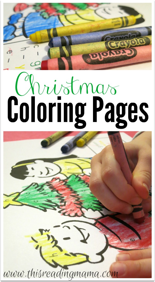 Free printable coloring pages for christmas