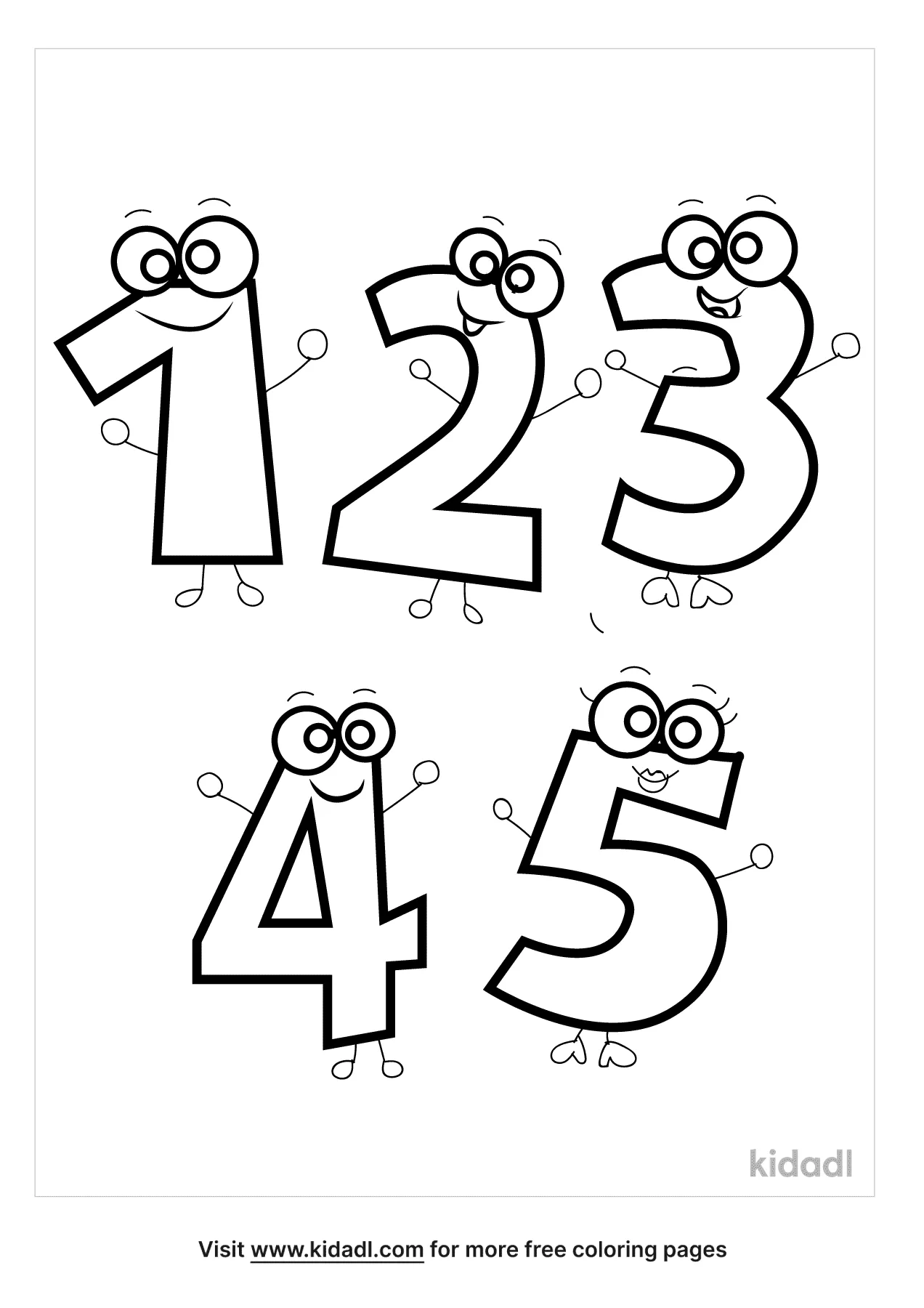 Free number to coloring page coloring page printables