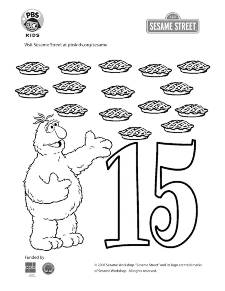 The number coloring page kids coloringâ kids for parents