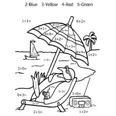 Top free printable addition and subtraction coloring pages online