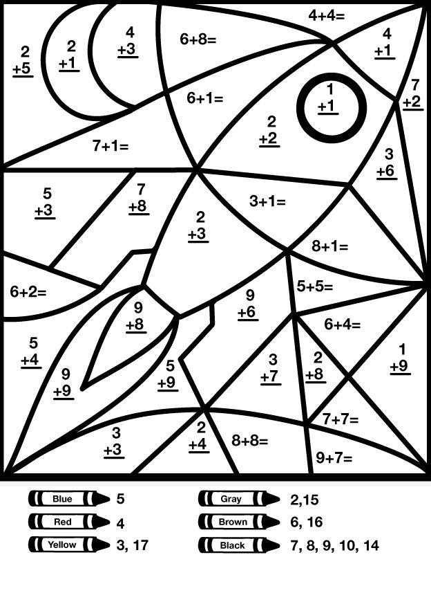 Math coloring pages