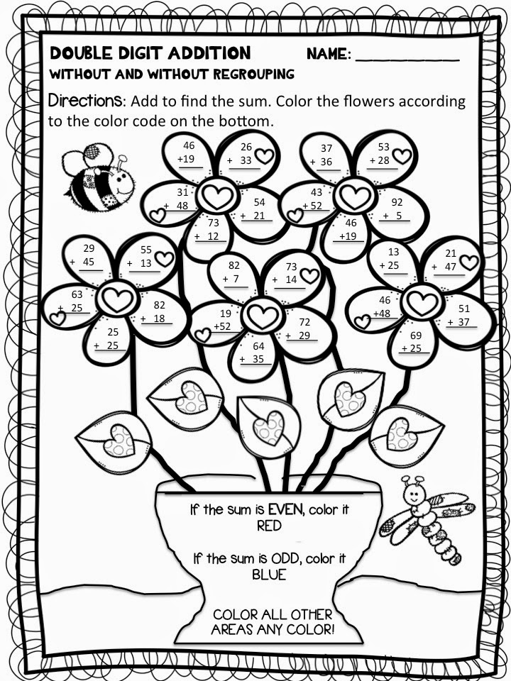 Color by number addition