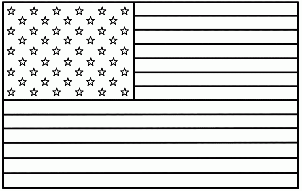 American flag coloring pages