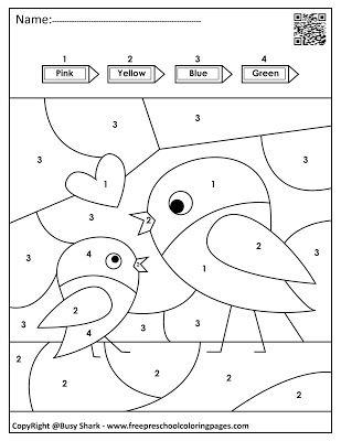 Set of mother day color by number free pages mothers day colors kindergarten coloring pages preschool coloring pages