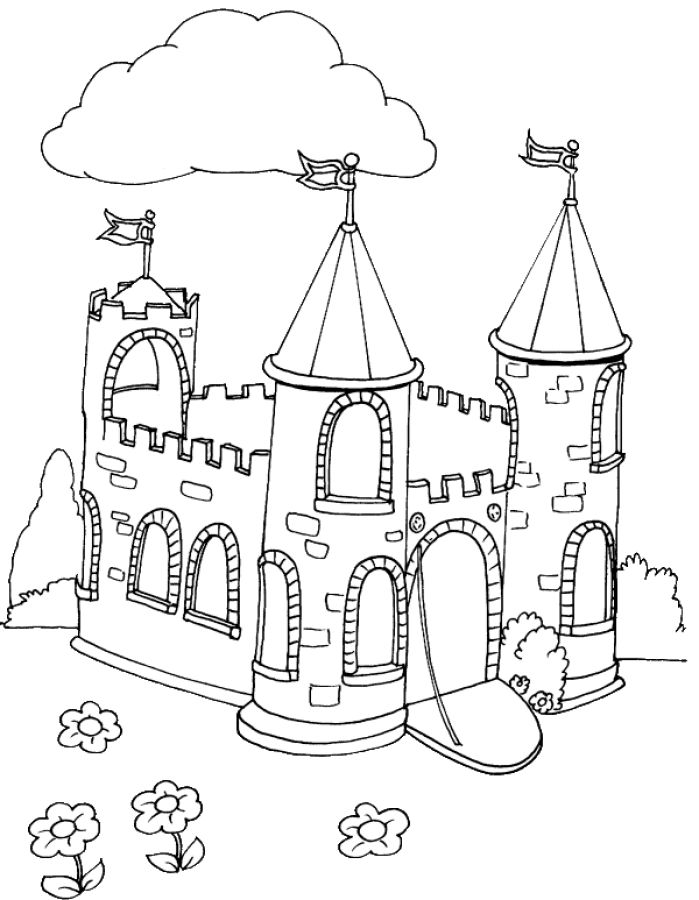 Castle coloring pages coloringpages castle coloring page lego coloring pages fairy coloring pages