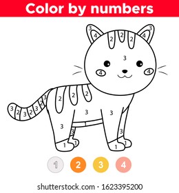 Thousand cat color by number royalty