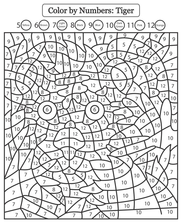 Hard color by number coloring pages printable color by number printable color by numbers adult color by number