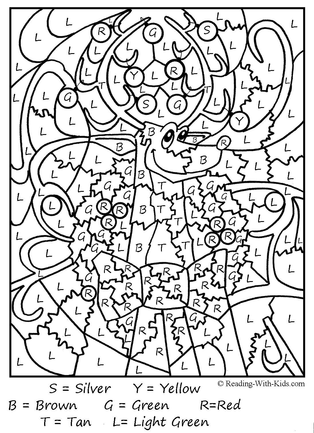 Hard christmas coloring pages printable for free download