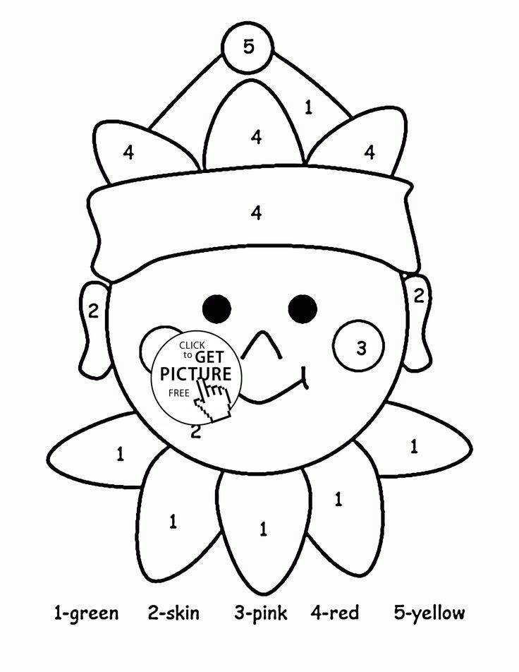 Color by number cute elf coloring page for kids education coloring pagesâ christmas color by number christmas coloring pages printable christmas coloring pages