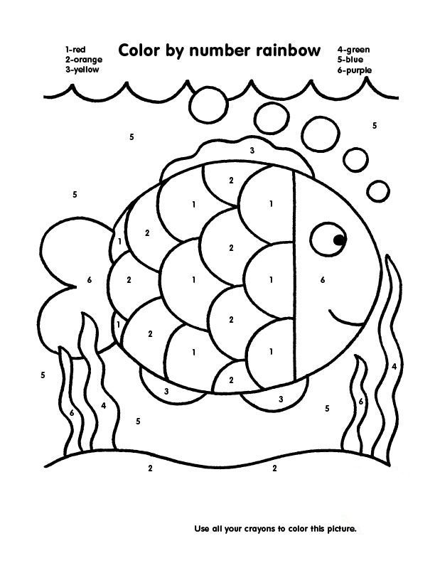 Free printable color by number coloring pages