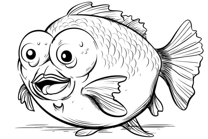 Fish coloring pages