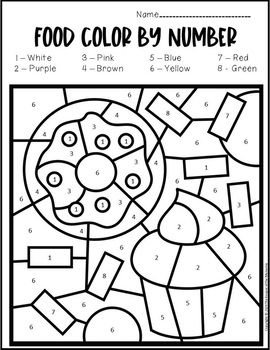 Free color by number food preschool worksheets preschool worksheets word puzzles for kids nd grade math worksheets