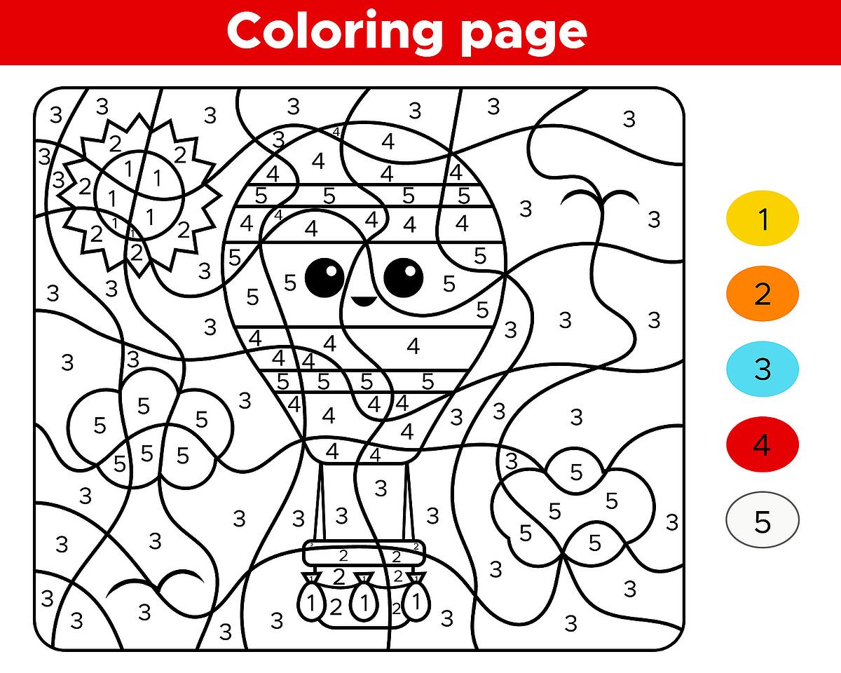 Color by numbers activity pages for kids free fun coloring pages that are by the number printables mom