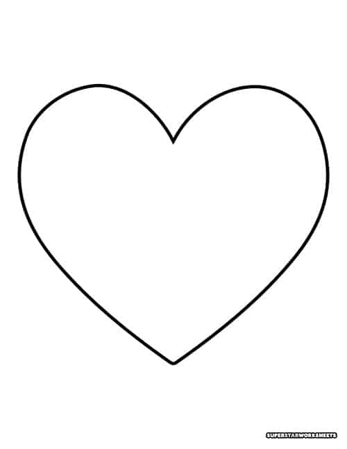 Heart coloring pages