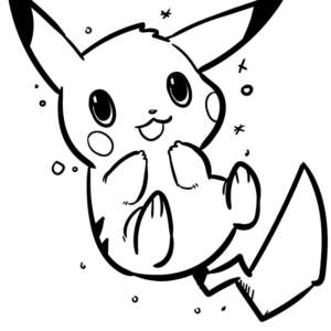 Pikachu coloring pages printable for free download