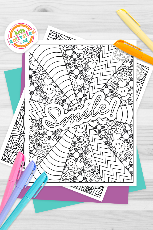 Free printable hard coloring pages kids activities blog