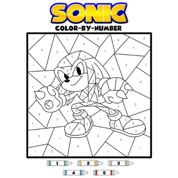 Sonic coloring pages for kids by zorpico tpt