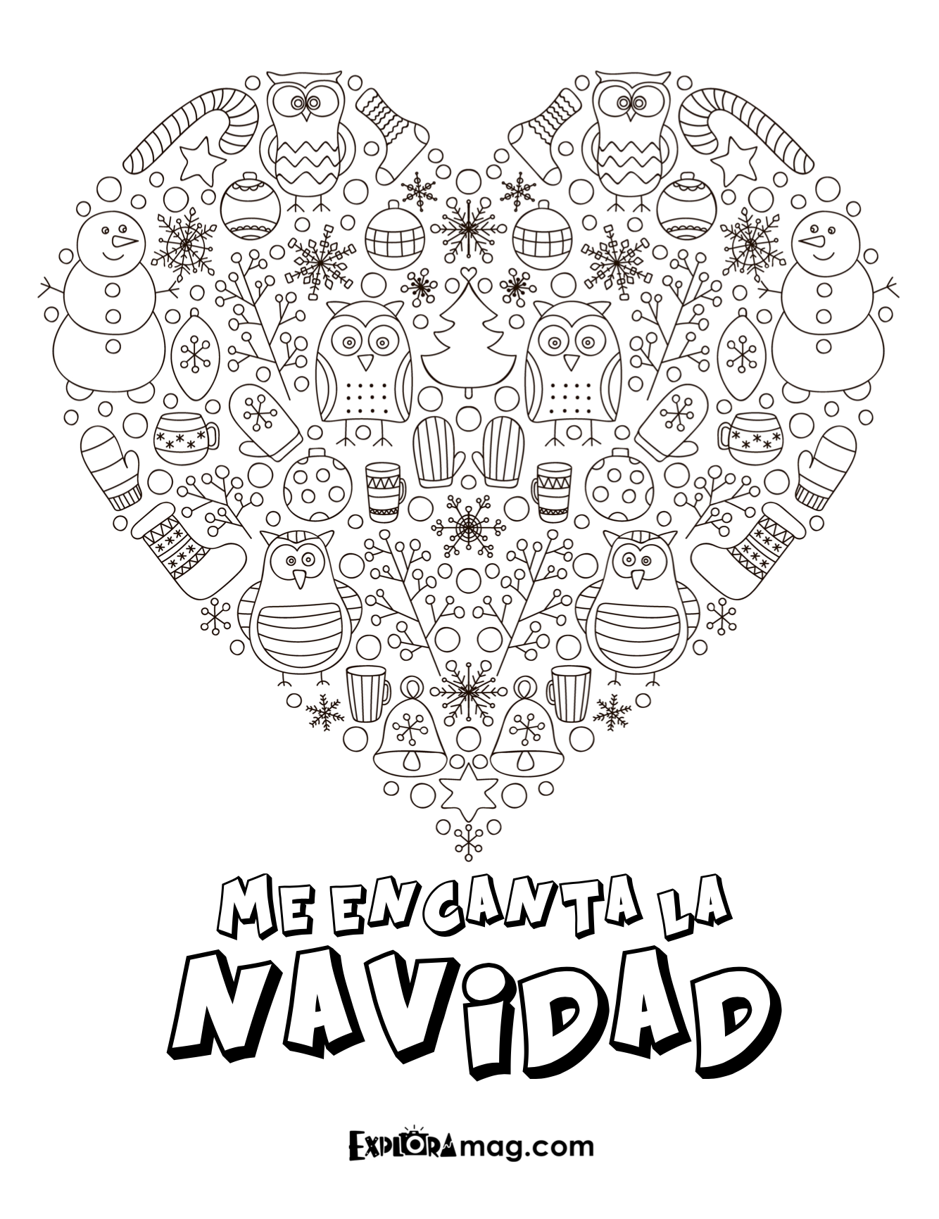 Coloring pages in spanish â explora magazine