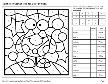 Numbers in spanish