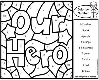 Veterans day color by code numbers to math coloring pages kindergarten st elementary school activities first grade activities kindergarten math activities