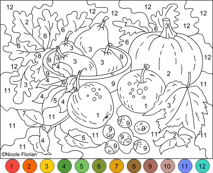 Nicoles free coloring pages color by number autumn colors free coloring pages adult color by number coloring pages