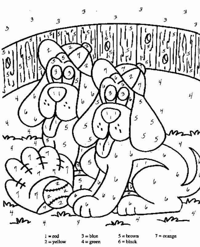 Coloring by numbers coloring page free and online coloring