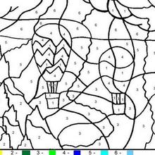 Color by number coloring pages