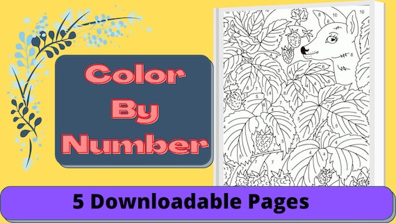 Buy mosaic color by number digital coloring pages book for kids printable activity book color by number for toddlers homeschool activities online in india