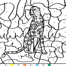 Color by number coloring pages