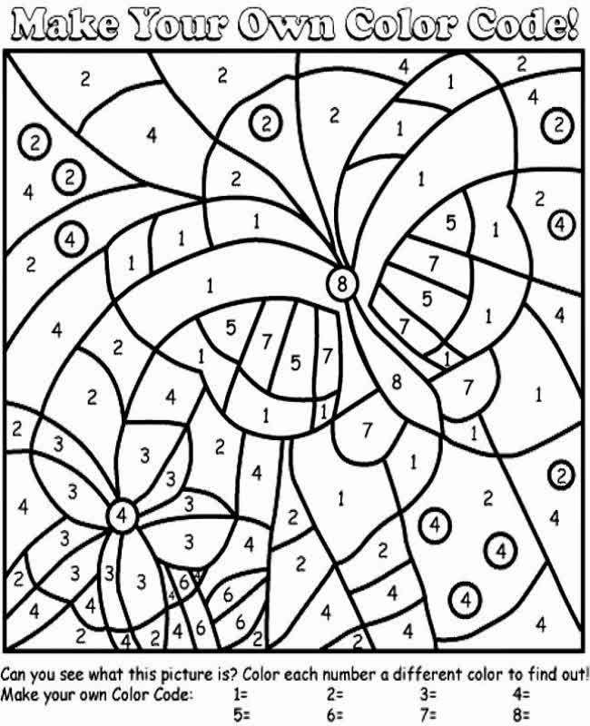 Coloring by numbers coloring page free and online coloring