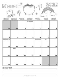 Calendar printables pdf bundles mrs merry