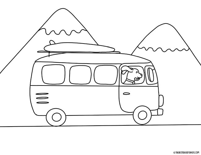 Summer coloring pages