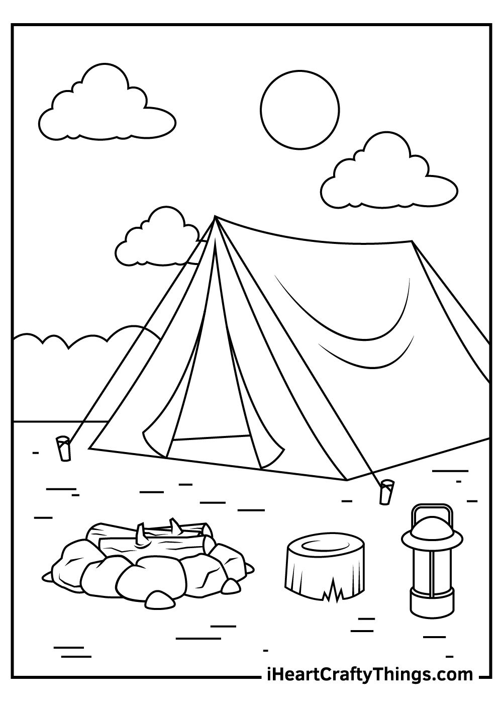 Camping coloring pages camping coloring pages coloring pages coloring book pages