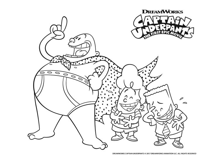 Captain underpants coloring page captain underpants the first epic movie captain america coloring pages captain underpants ic book wallpaper