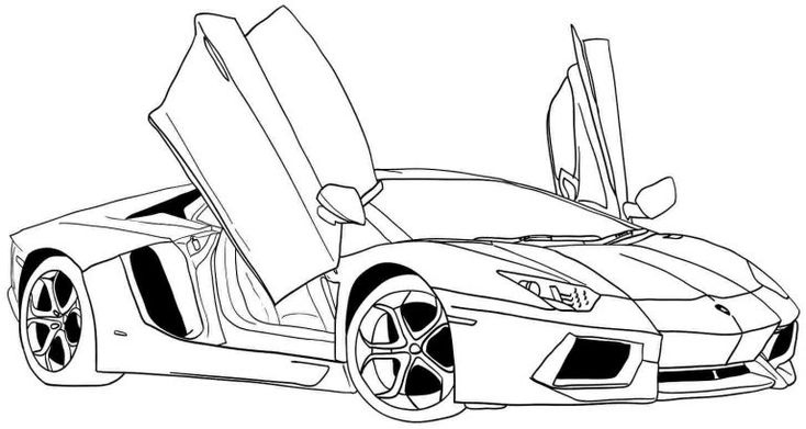 Car coloring pages