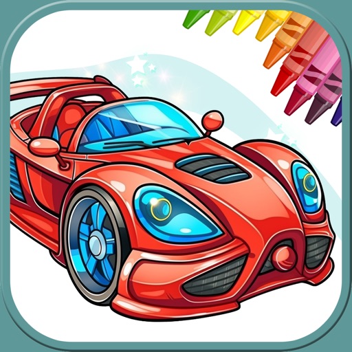 Cars coloring pages pack by tramboliko games