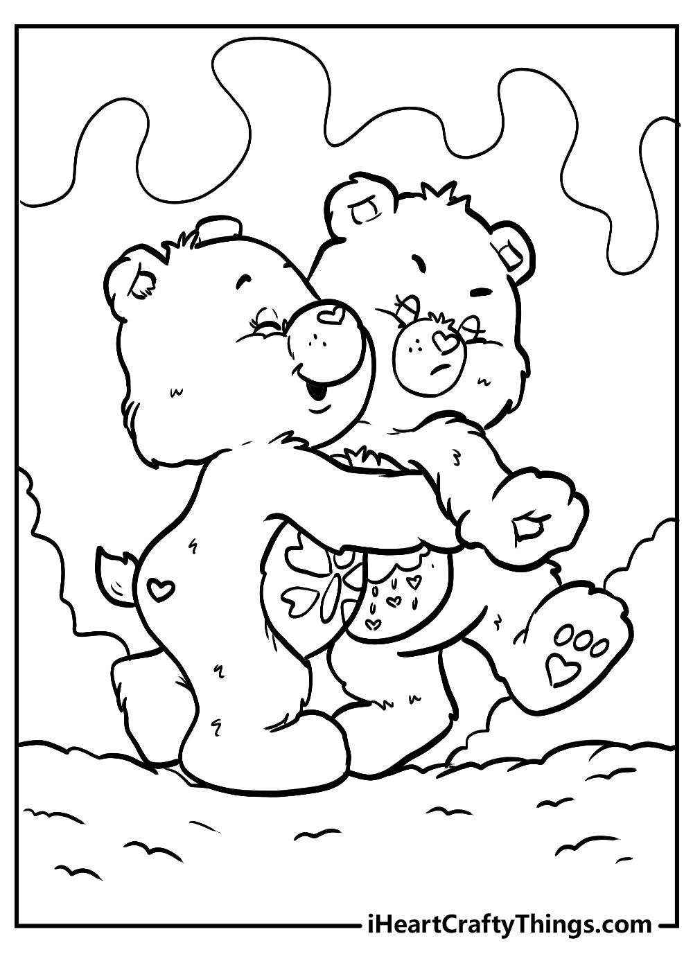 Care bears coloring pages