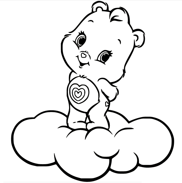 Care bears coloring pages printable for free download