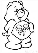 The care bears coloring pages on coloring