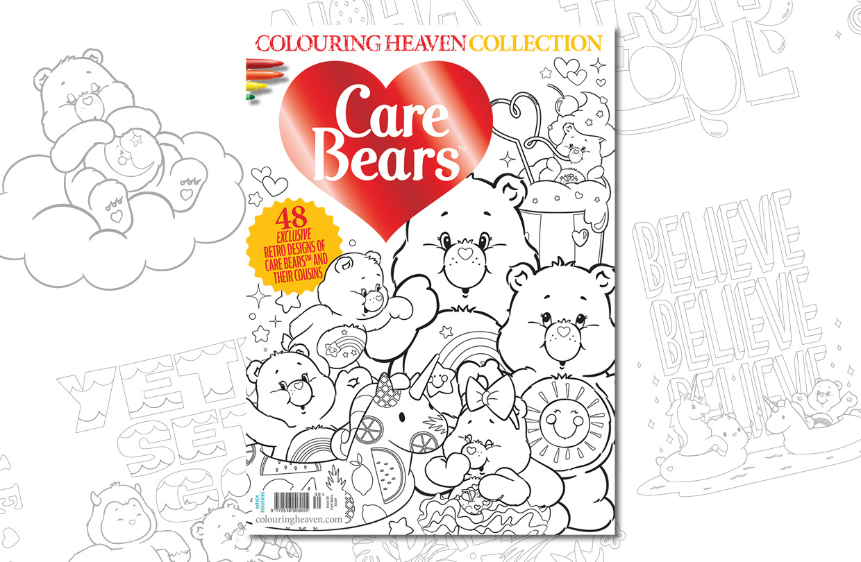 New issue colouring heaven collection care bearsâ