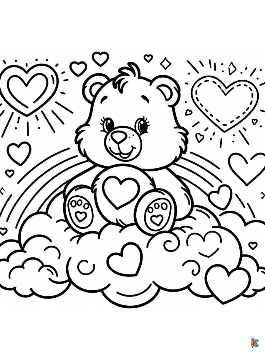 Care bear coloring pages â