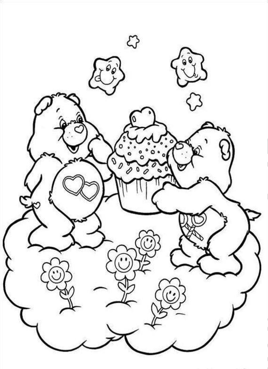 Free printable care bear coloring pages for kids