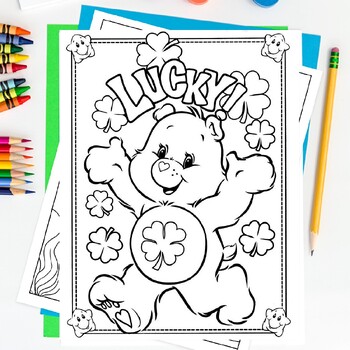 Care bear coloring book pages coloring pages printable for kids