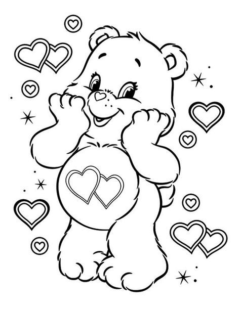 Care bear coloring pages