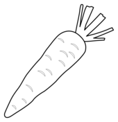 Carrots coloring pages free coloring pages