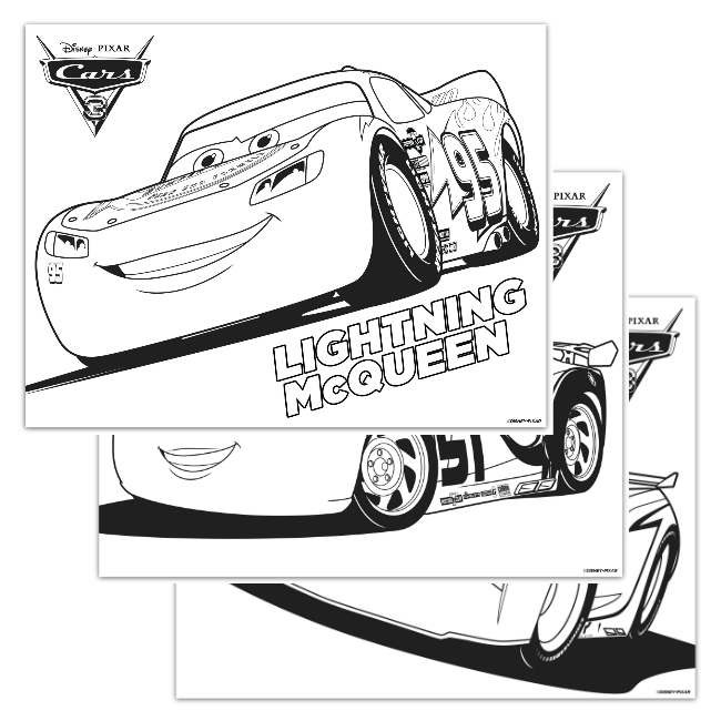 Disney pixar cars coloring pages