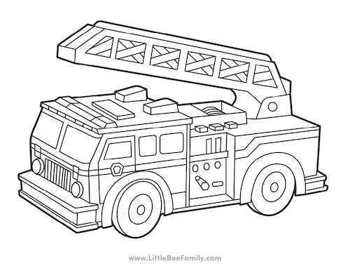 Cars trucks coloring pages